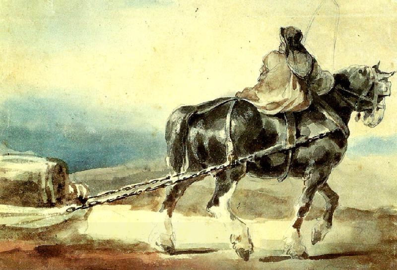 charles emile callande le cheval de halage China oil painting art